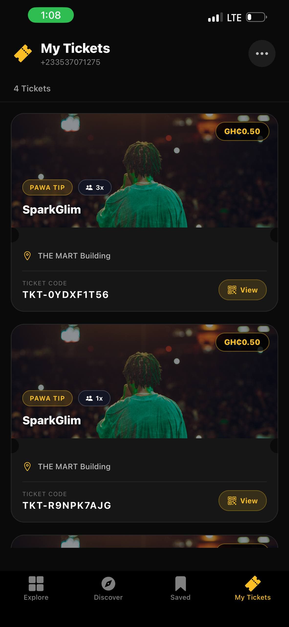 Ticket Management Interface