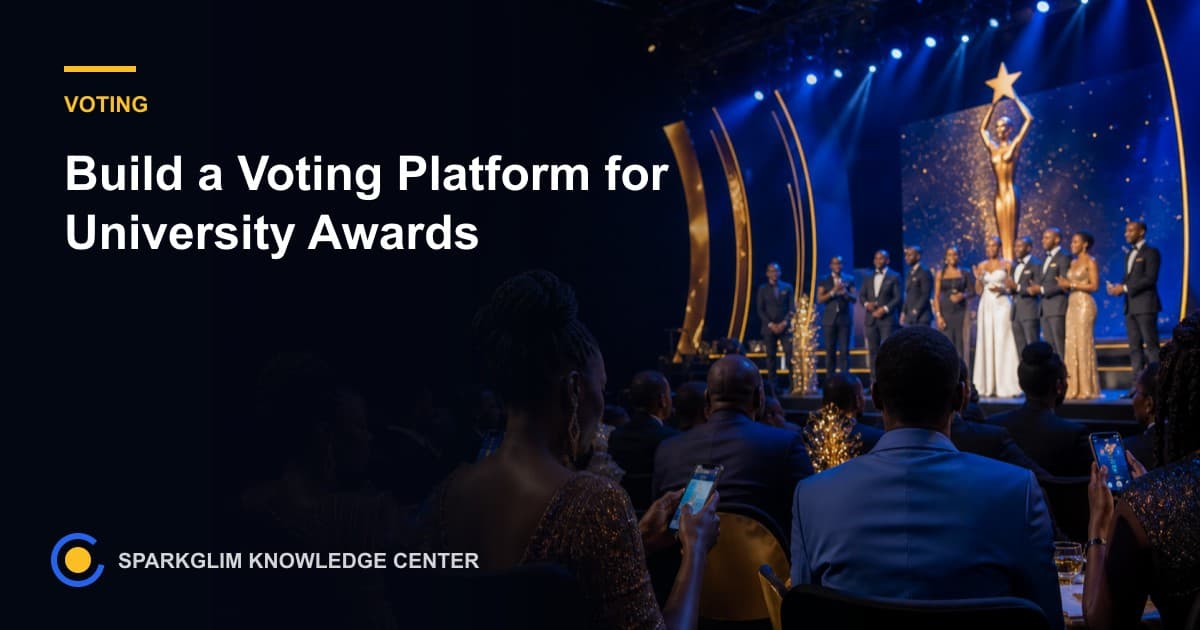 Build a Voting Platform for University Awards