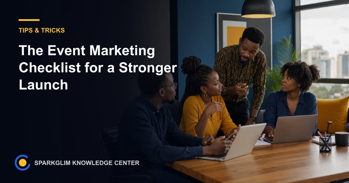 The Event Marketing Checklist for a Stronger Launch