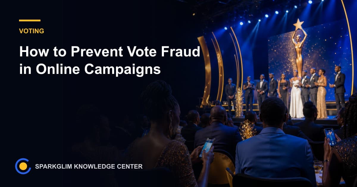 How to Prevent Vote Fraud in Online Campaigns