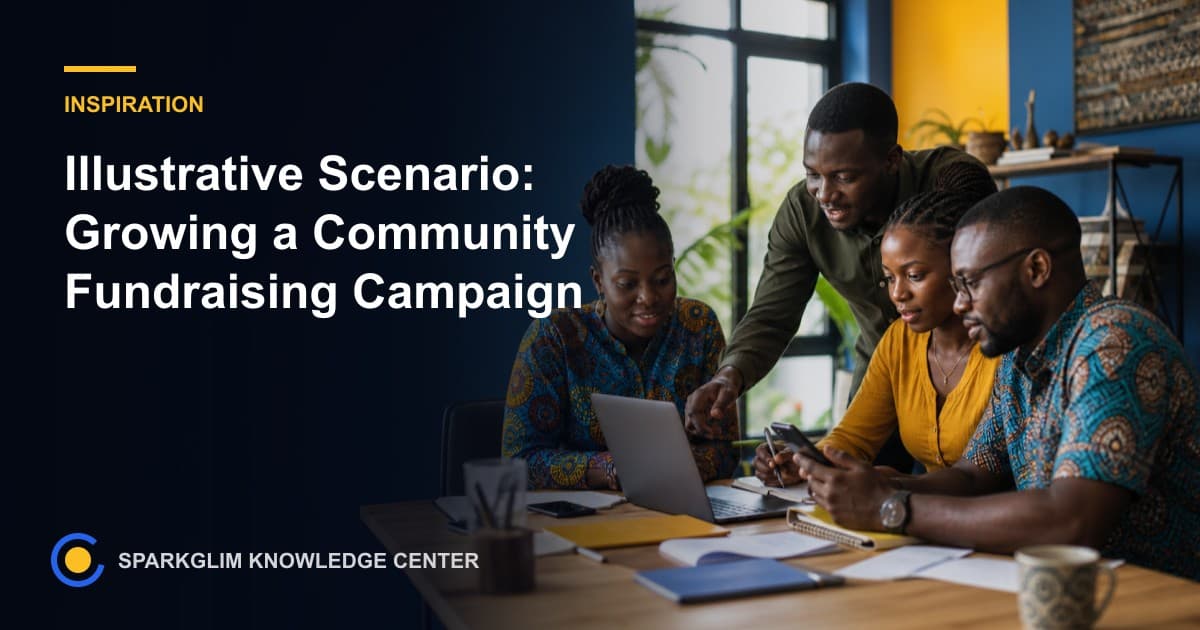 Illustrative Scenario: Growing a Community Fundraising Campaign