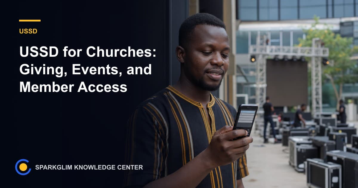 USSD for Churches: Giving, Events, and Member Access