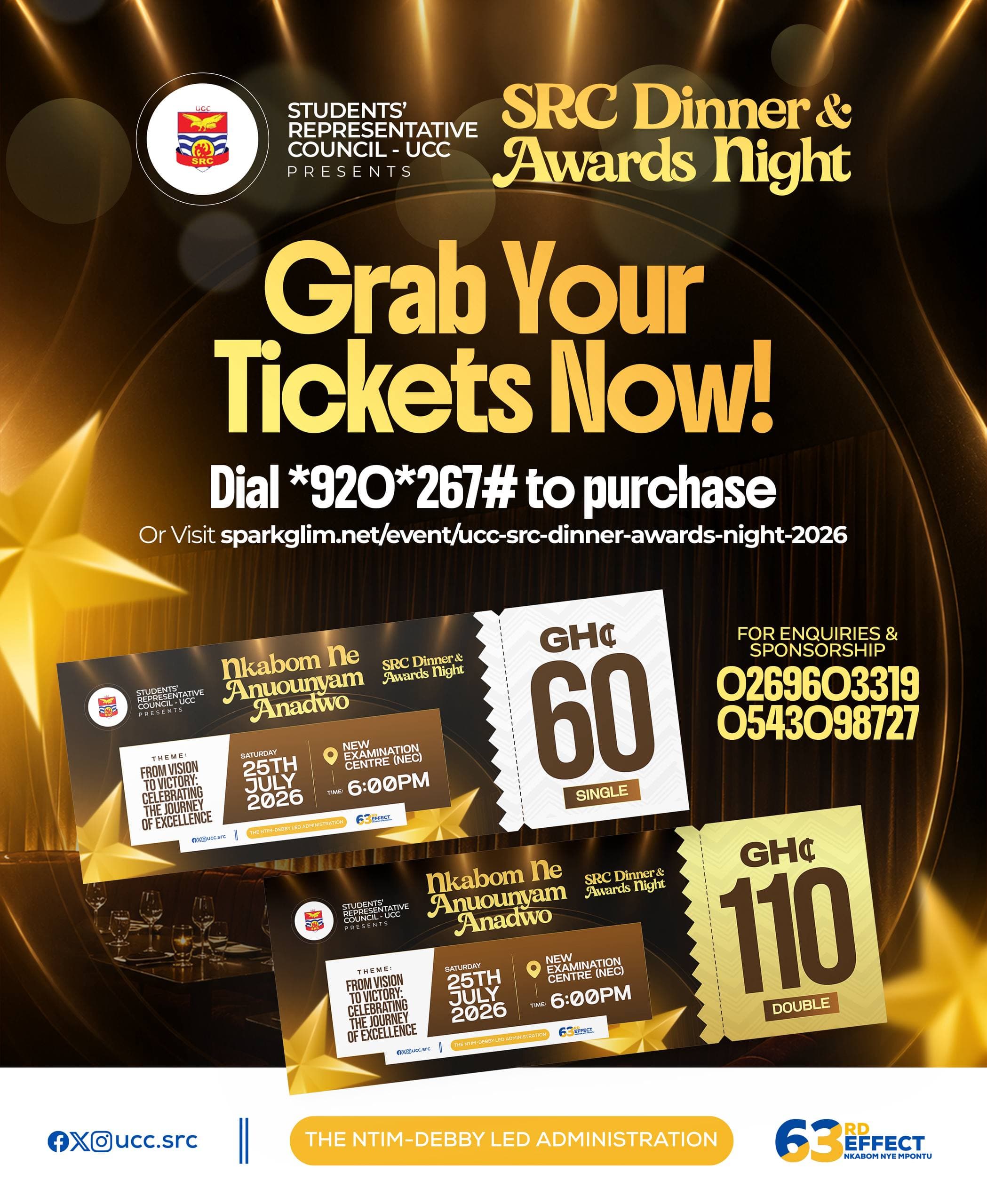 UCC SRC DINNER & AWARDS NIGHT 2026