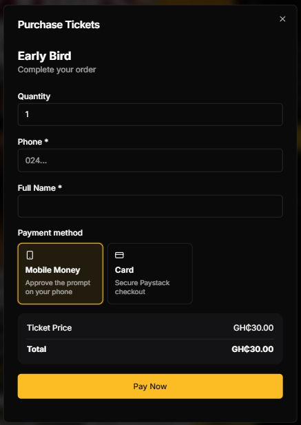 Cards, Mobile Money, and More: SparkGlim Payment Methods supporting SparkGlim product view 2