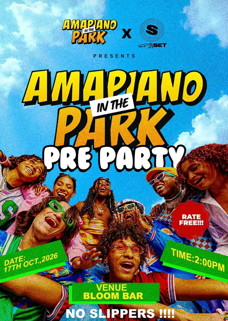AMAPIANO IN THE PARK PRE PARTY 2026, ACCRA