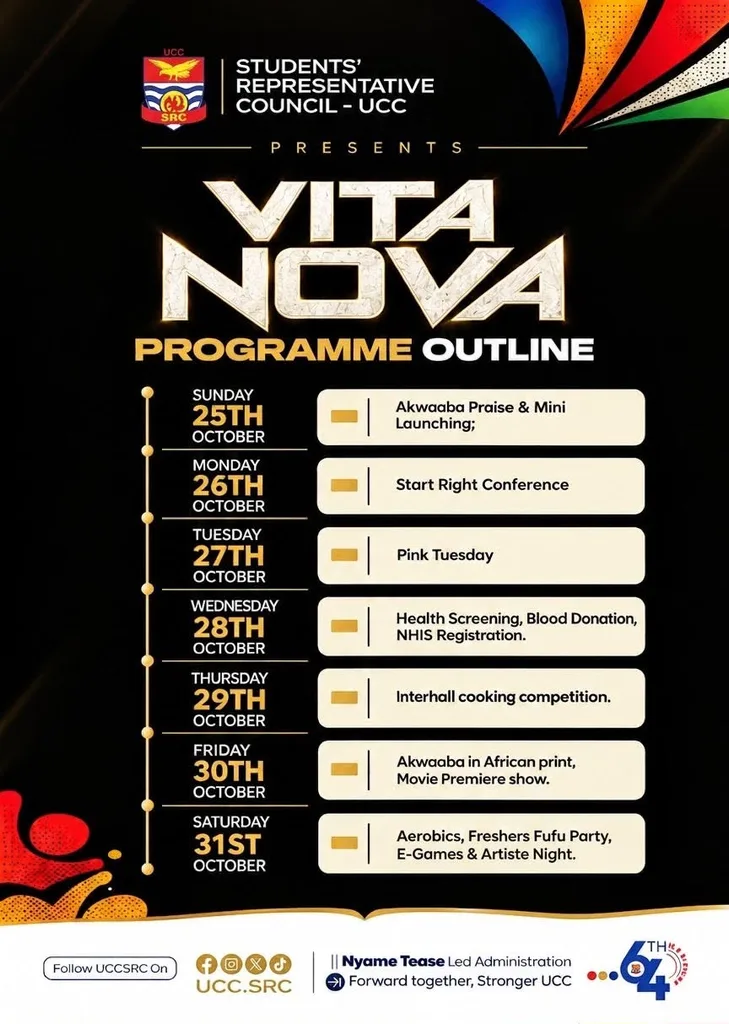 VITA NOVA 2026, UCC-SRC