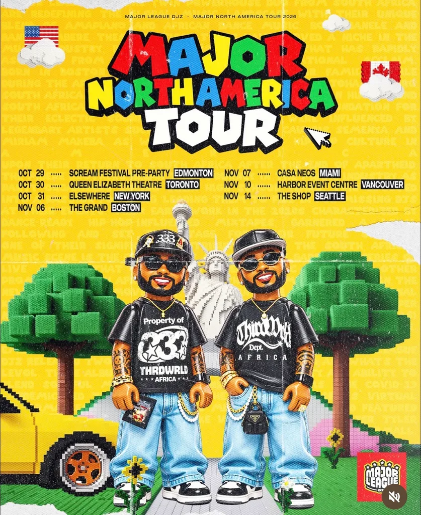 MAJOR LEAGUE DJZ NORTH AMERICA TOUR 2026, USA & CANADA