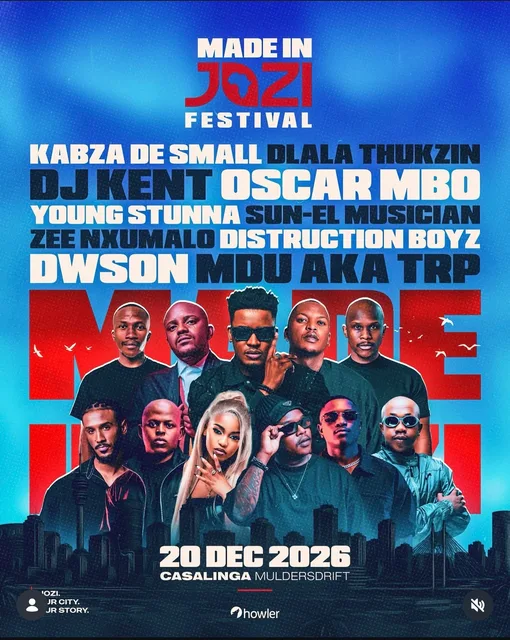 MADE IN JOZI FESTIVAL 2026, JOHANNESBURG